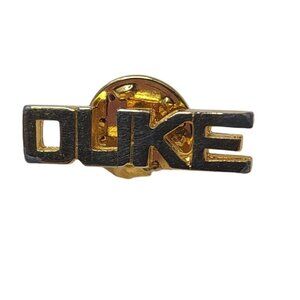 Vintage Duke University Lapel Pin Gold Tone Logo Souvenir Collectible